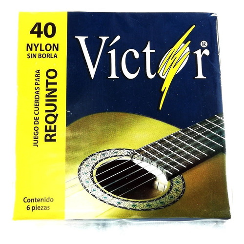 Juego De Cuerdas Para Requinto Victor Afinacion La Cv