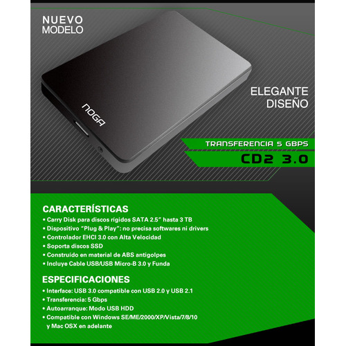 Noga CD2 3.0 - Negro