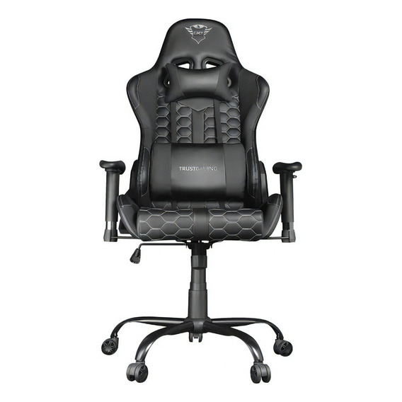 Silla Gamer Trust Gxt 708 Resto Ergonómica Reclinable 180° Negro