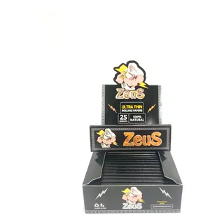 Papel Zeus Negro 50 Unidades 1 1/4 78mm Caja X25