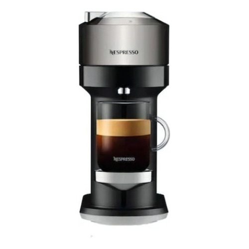 Cafetera Nespresso Vertuo Next GCV1 automática dark chrome para cápsulas monodosis 127V