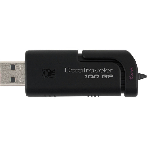 Memoria USB Kingston DataTraveler 100 DT100 16GB 2.0 negro