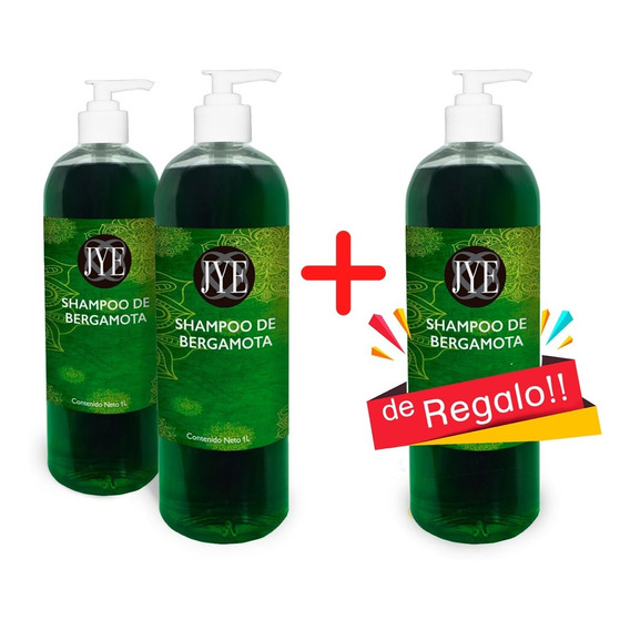 Shampoo Bergamota 3x2 Jye A Granel 1 Litro Puro Y De Calidad