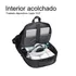 Mochila Urbana Hardley London Color Negro Diseño de la tela Liso 20L