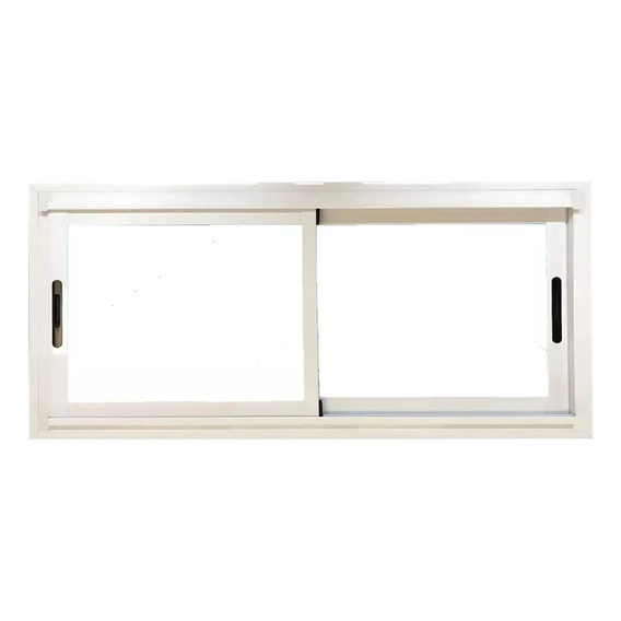 Ventanas Aluminio Corrediza 100 X 40 Waluminio Ad309 Color Plateado