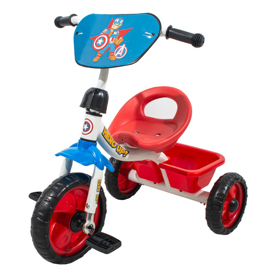 Triciclo Infantil Spiderman Avengers De Fácil Armado 7094