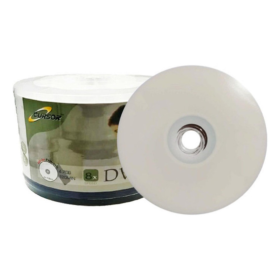 Discos Dvd - R  8x Printable Cursor 4.7gb 50 Unidades