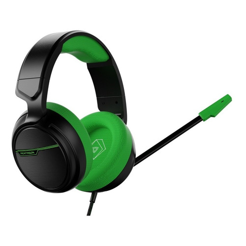 Auriculares Pc Gamer Vsg Pentagon Verde Stereo Usb 2.0