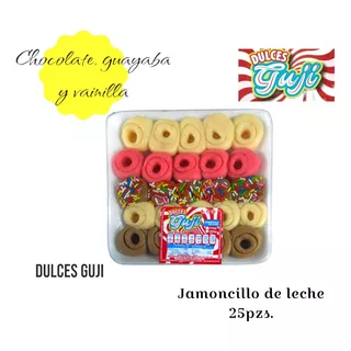 Jamoncillos De Leche (8 Charolas De 25 Piezas De Colores)