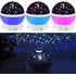 Lampara Veladora Proyector Led De Estrellas Usb Y Pila Estructura Azul/celeste