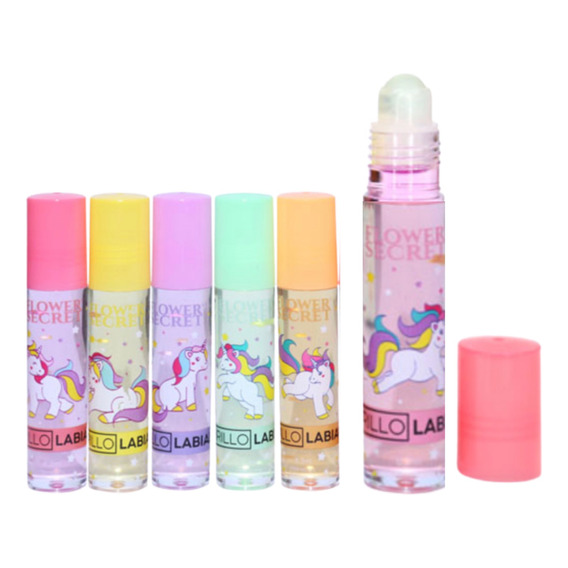 Brillo Labial Para Niñas Lipgloss Diseño Unicornio