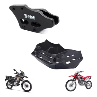 Protetor De Motor Carter Xr 250 Tornado Xre300 + Guia Honda 