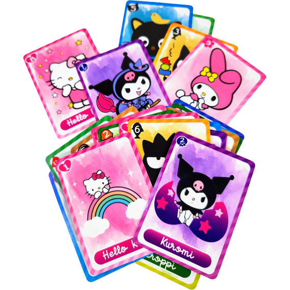 Sanrio Cartas Hello Kitty Kuromi Y Sus Amigos Pack 60 Cartas