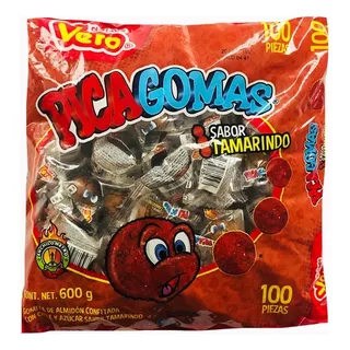 Vero Pica Gomas Tamarindo 600g 100 u