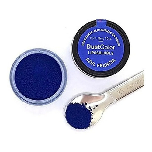 Colorante Liposoluble Azul Francia Dust Color Repostería