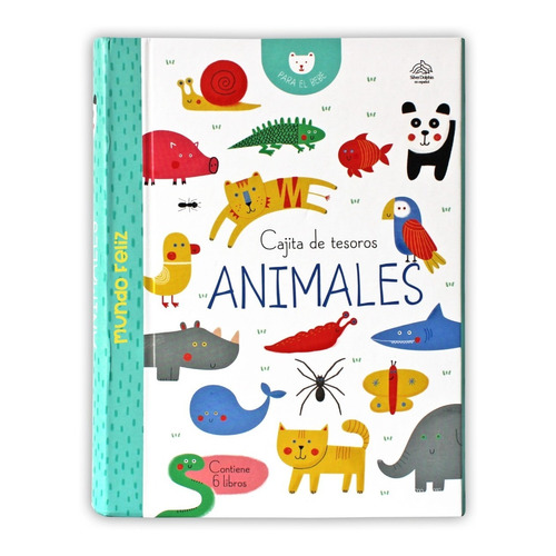Los Animales / Cofre 6 Libritos / Aprender / Niños