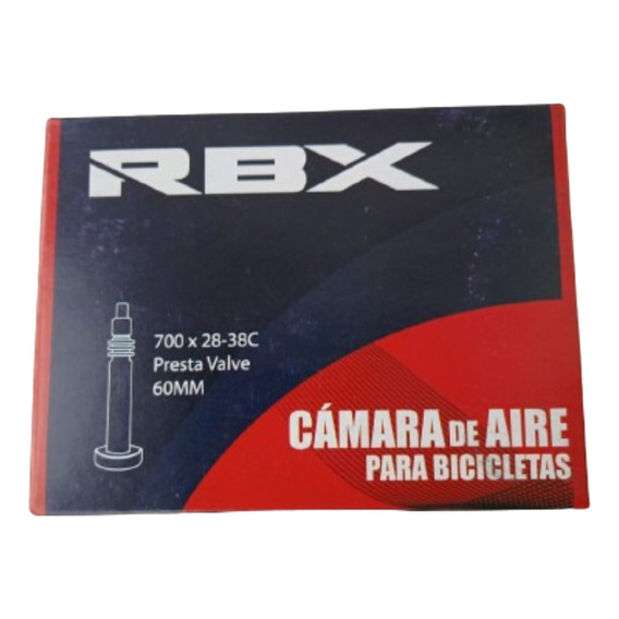 Camara Bicicleta Rbx Aro 700 X 28-38c Valvula Francesa 60mm