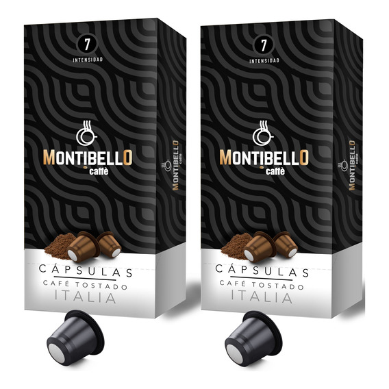 Capsulas Cafe Montibello Italia Nespresso  Compatible X20u