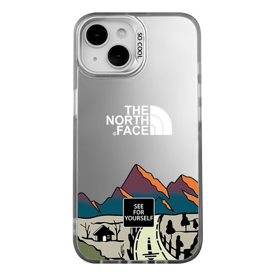 Funda De Teléfono Anticaída North Face Para iPhone 15/14/13/