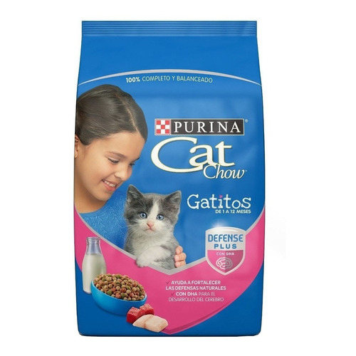 Alimento Cat Chow Defense Plus para gato de temprana edad sabor mix en bolsa de 8kg