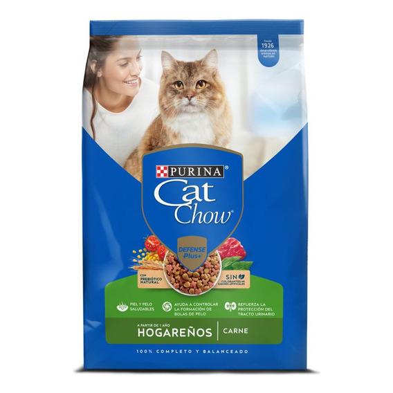 Comida Para Gatos Purina® Cat Chow® Adulto Hogareños X 8 Kg