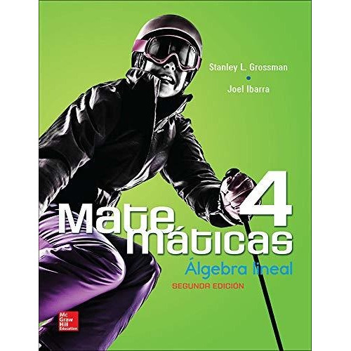 Libro Matematicas 4 Algebra Lineal / Grossman / Mcgraw Hill
