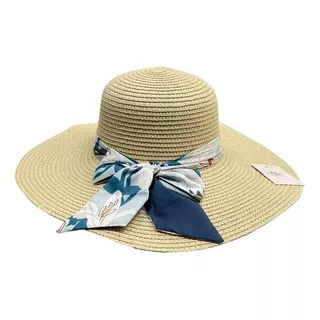 Sombrero De Paja Con Lazo De Flor Perfecto Para Playa Viaje 