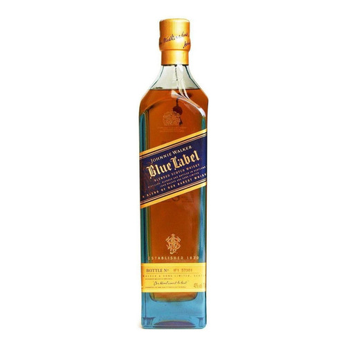 Paquete De 3 Whisky Johnnie Walker Blend Blue Label 750 Ml