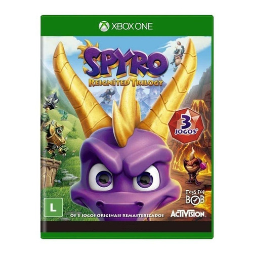 Spyro Reignited Trilogy Standard Edition Activision Xbox One  Físico