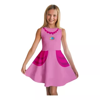 Vestido Adulto Princesa Peach