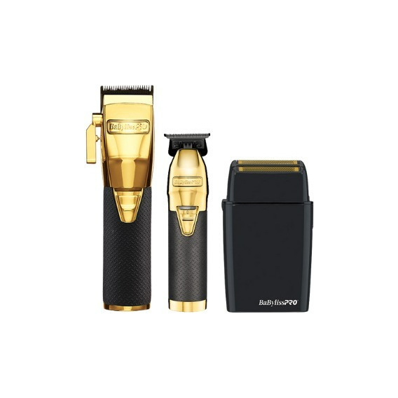 Combo Babylisspro Recortadora Perfiladora Shaver Gold Fx