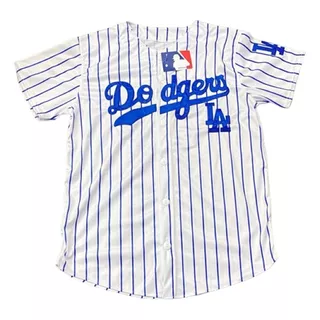 Jersey Dodgers Los Angeles Rayada Bordada 2.0