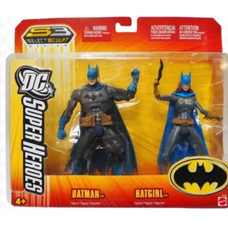 Dc Super Heroes Batman & Batgirl - Pack Select Sculpt (1 H)