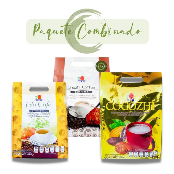 Paq Vita Café 6 En 1 , Cocozhi Y 3 En 1 Lingzhi /ganoderma