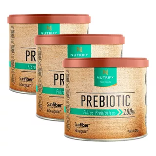 3x Prebiotic 210g - Nutrify Fibras Prebióticas Reguladoras