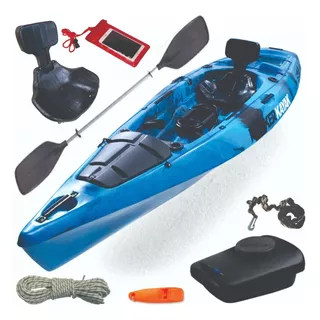 Kayak Rocker Wave Fishing Con Butaca Y Tambucho - Premium! 