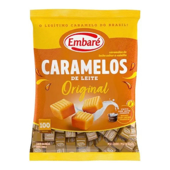 Golosinas Caramelos Embare 100 Unidades!! 660 Gramos!!