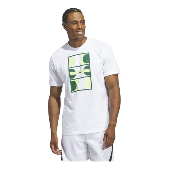 Remera adidas Global Court De Hombre - In6368 Energy