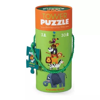 Tower Puzzle Crocodile Creek 30 Piezas Jungla