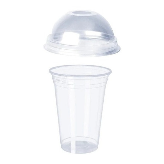 Pack12 Vasos Con Tapa Domo 16oz