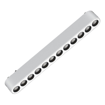 Cabezal Focal Blanco Para Riel Magnetico Skyline 12w
