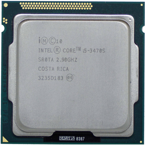 Procesador gamer Intel Core i5-3470S BX80637I53470S de 4 núcleos y  3.6GHz de frecuencia con gráfica integrada