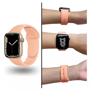 Correa Para Apple Watch De Silicón Talla Mediana - Grande