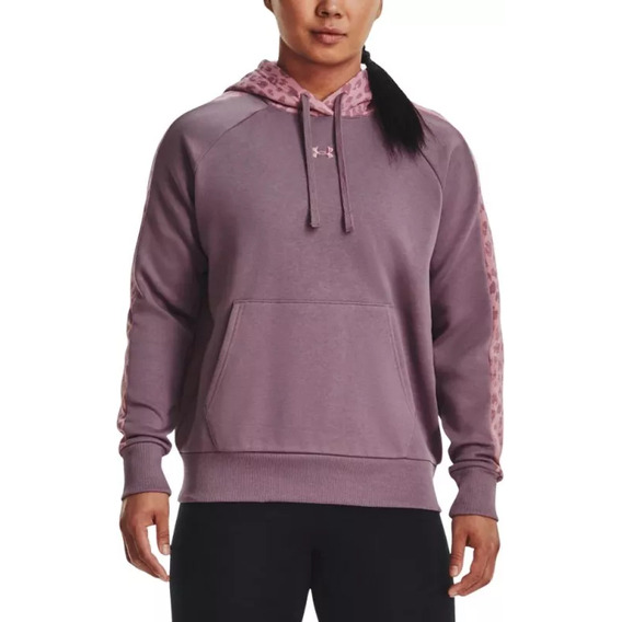 Sudadera Fitness Under Armour Rival Blocked Morado Mujer 138