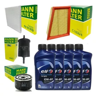 Kit De Filtros+ Oleo  Duster 1.6 16v 2011 A 2016 K4m Mann