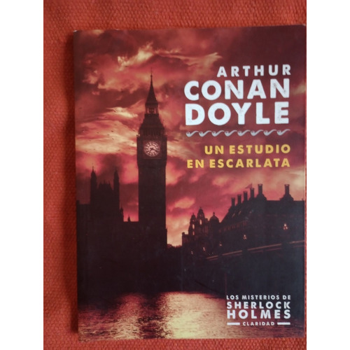Libro Un Estudio En Escarlata De Arthur Conan Doyle