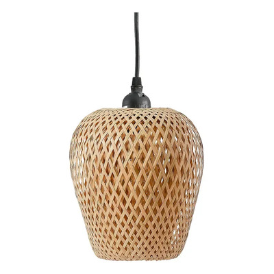 Colgante De Bambú 1×e27 Ø18×20cm Mks Natural