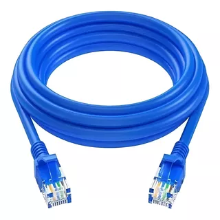 Cabo De Rede Cat5 5 Metros 5m Patch Cord Rj45 Lan Internet