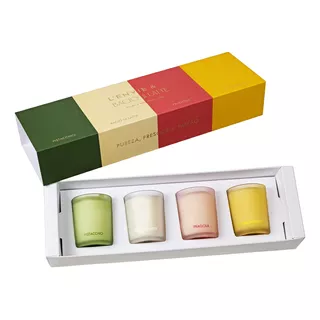 Lenvie Kit 4 Mini Velas 70g Bacio Di Latte E Lenvie