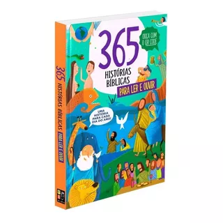 Livro Infantil 365 Histórias Bíblicas Para Ler E Ouvir Áudio - Com Qr Code